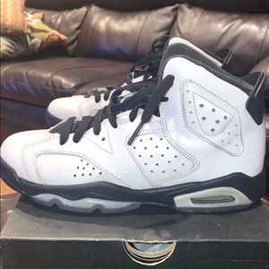 Jordan retro 6 white jade GS size 5.5